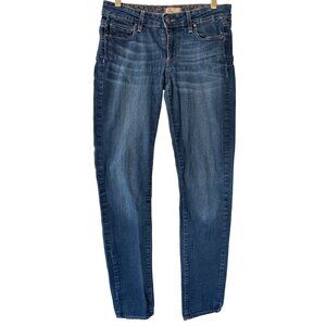 Paige Peg Skinny‎ Jeans Size 27 Stretch Boho Chic Medium Wash Jegging